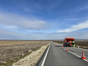 Республика Крым: ремонт 10 км дороги Таврида — Заветное завершен на 95%